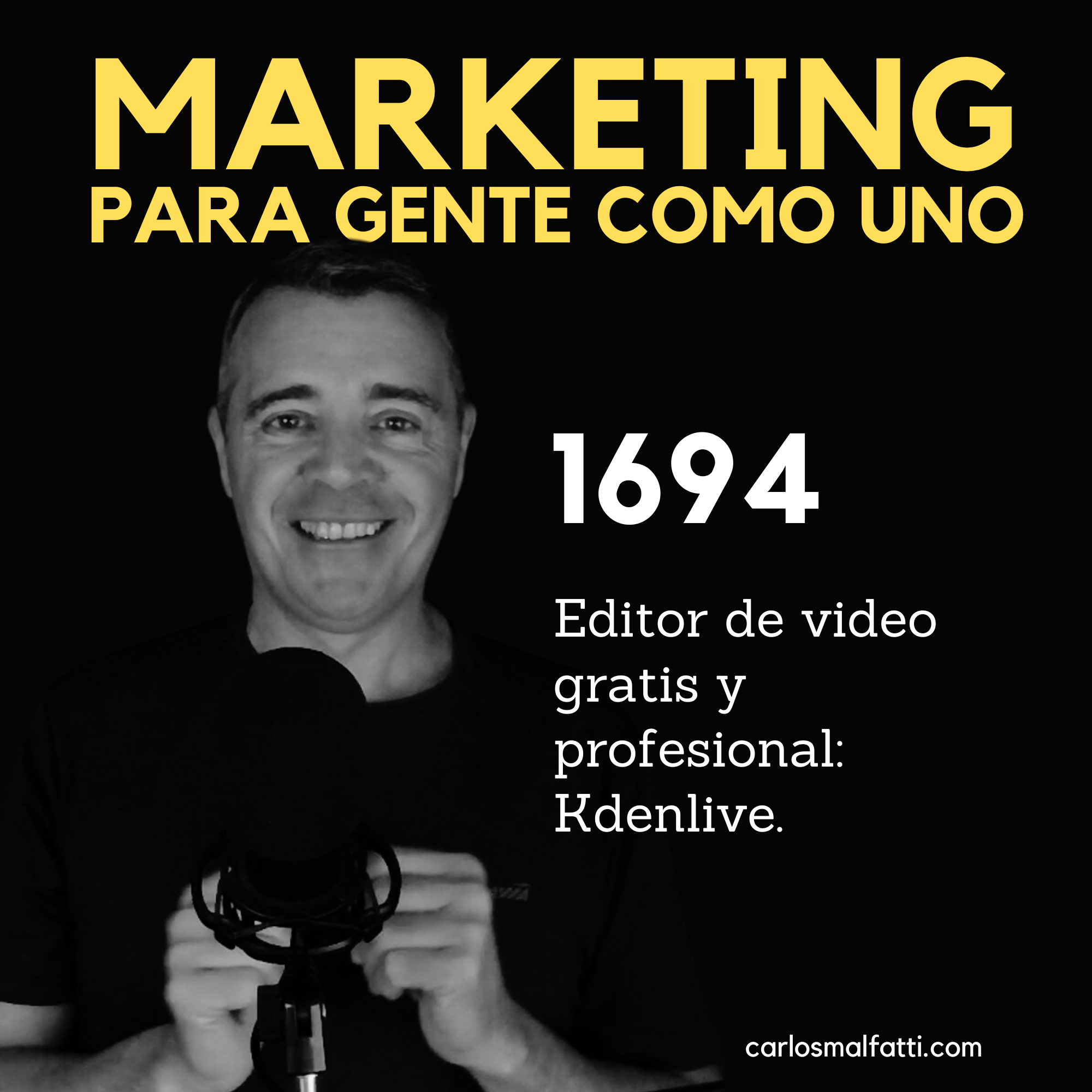 1694 Editor de video gratis y profesional: Kdenlive.