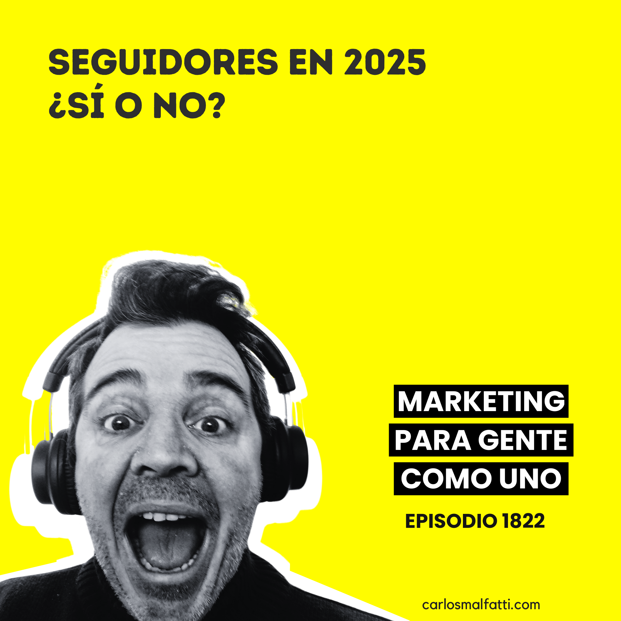 1822 Seguidores en 2025 ¿Sí o No?