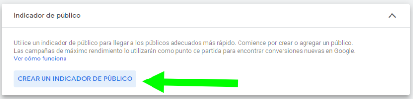 indicador de publico Google ADS